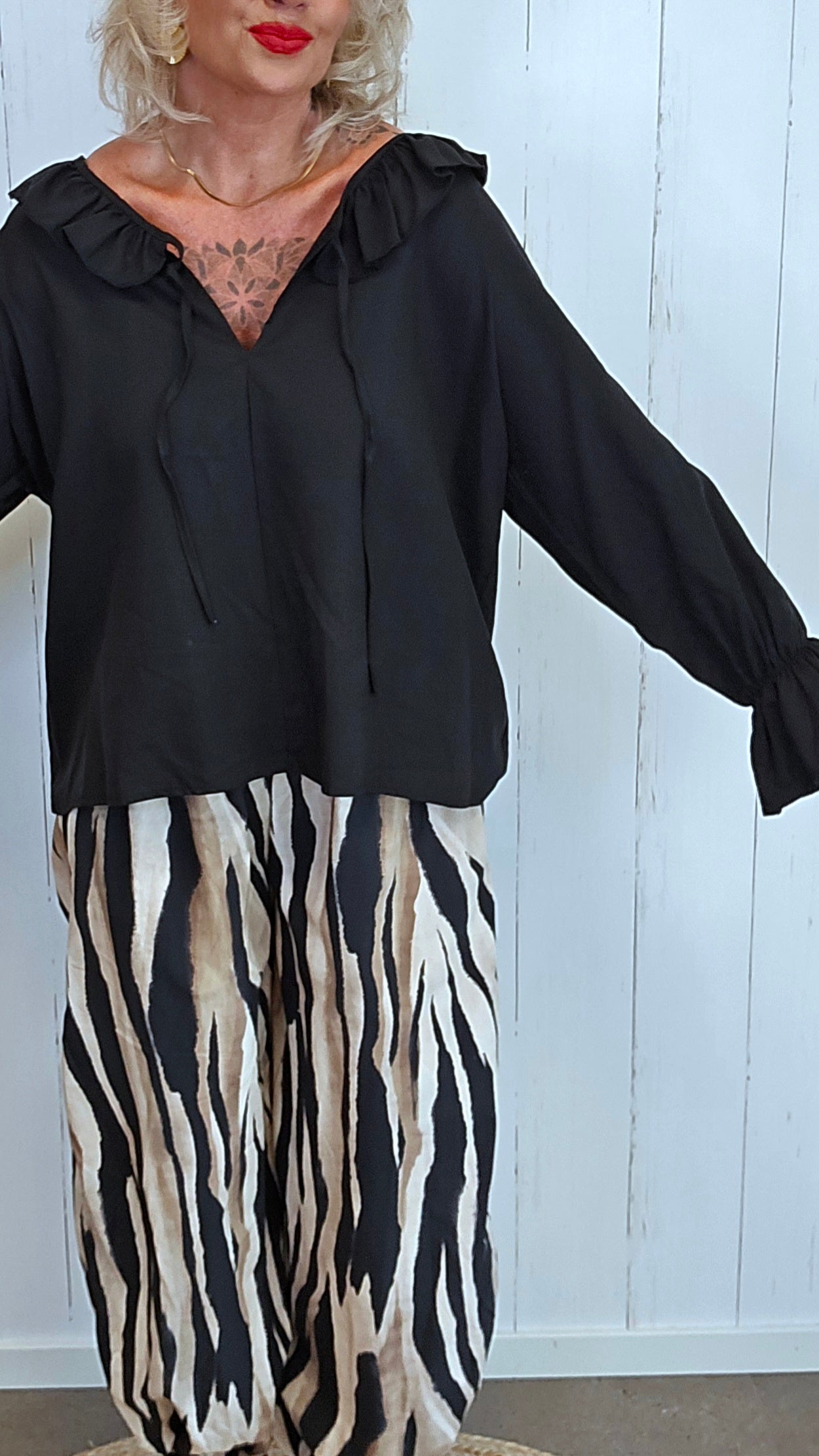Vera bluse svart