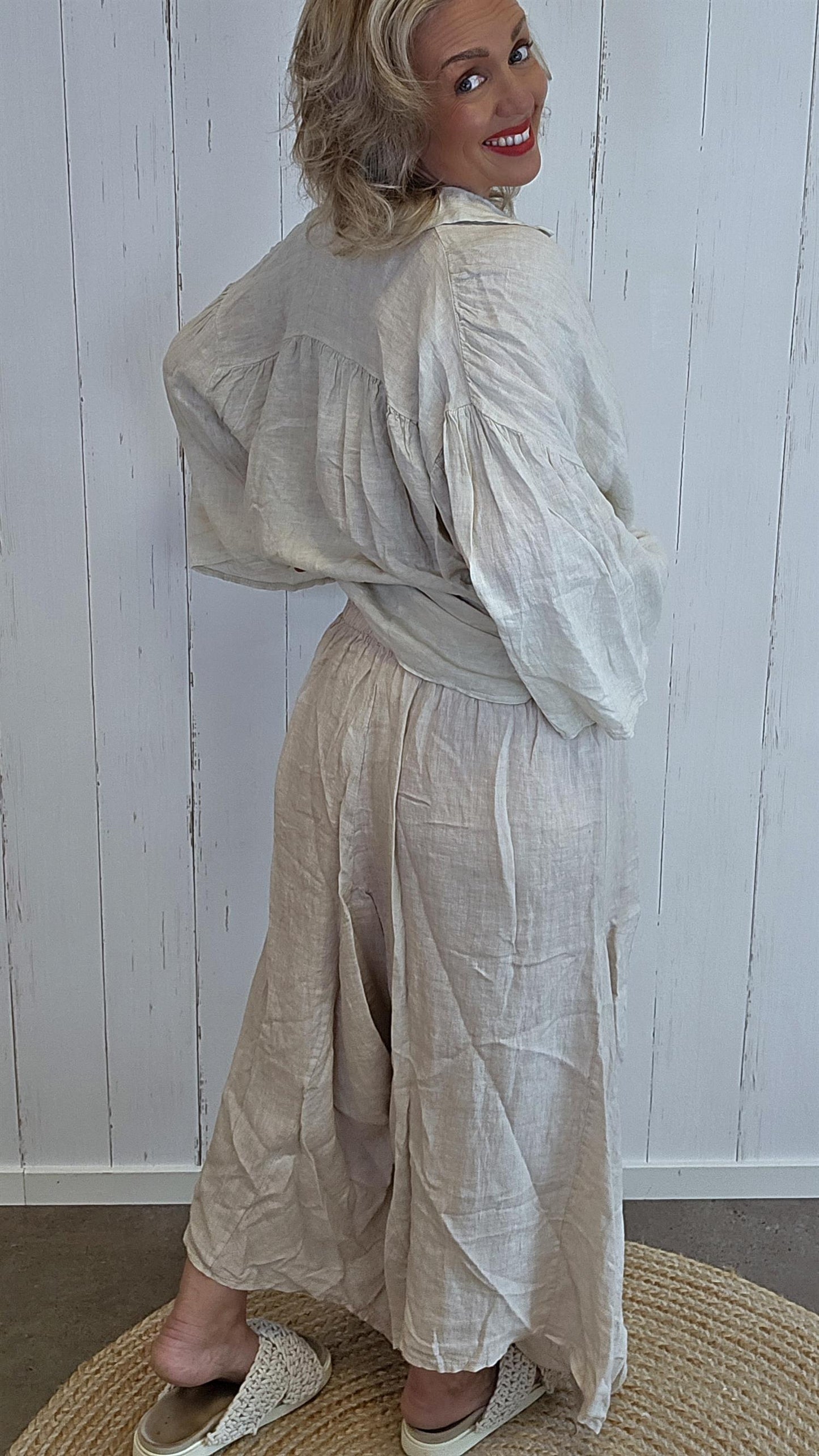 Natacha linbukse beige