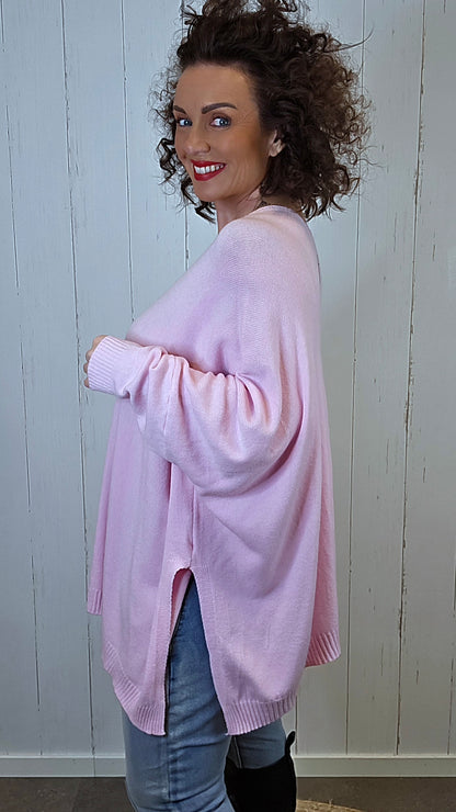 Enya cardigan lys rosa