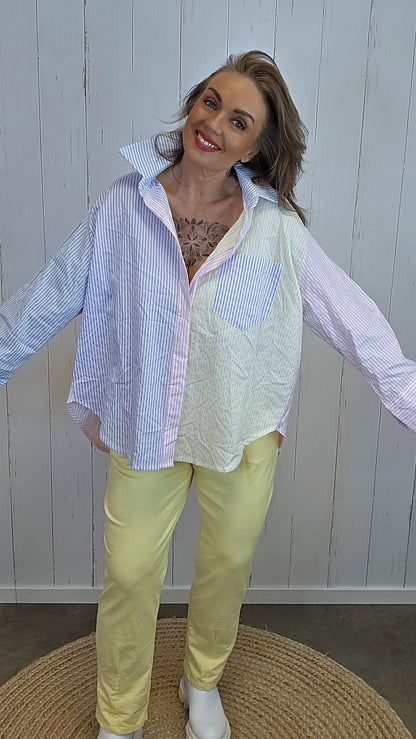 Maja stripete skjorte multicolor