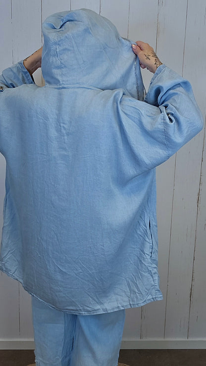 Mila denimlook hette skjorte