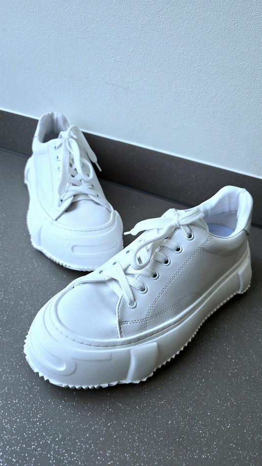 Plü shoe hvit