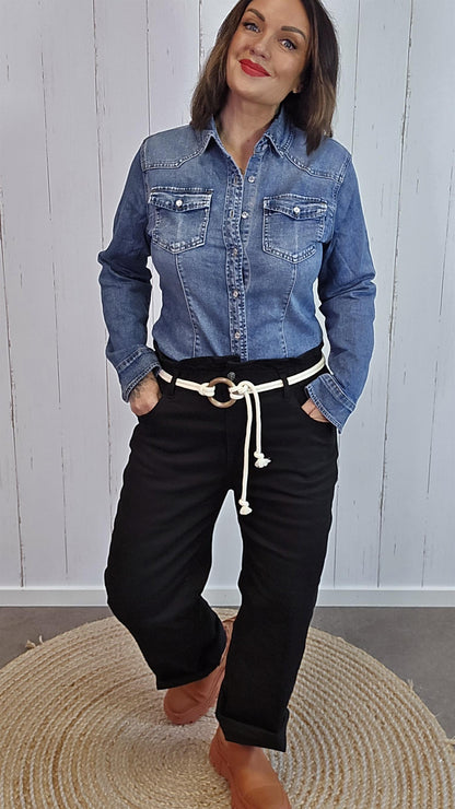 Polly bukse svart