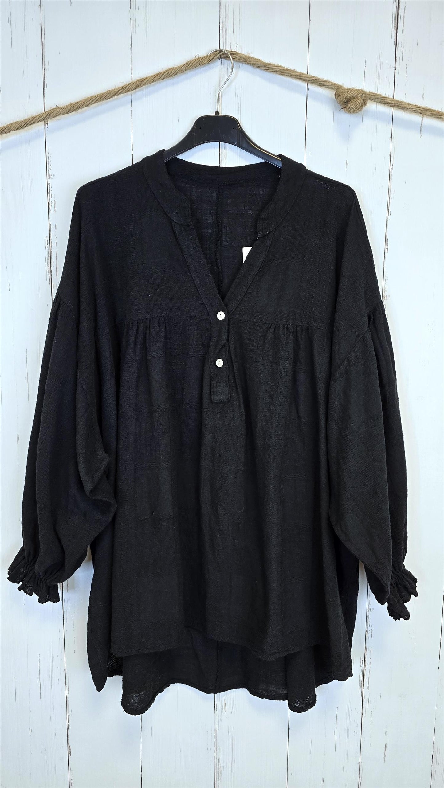 Rikke bluse svart