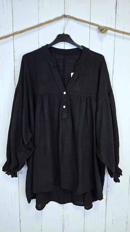 Rikke bluse svart