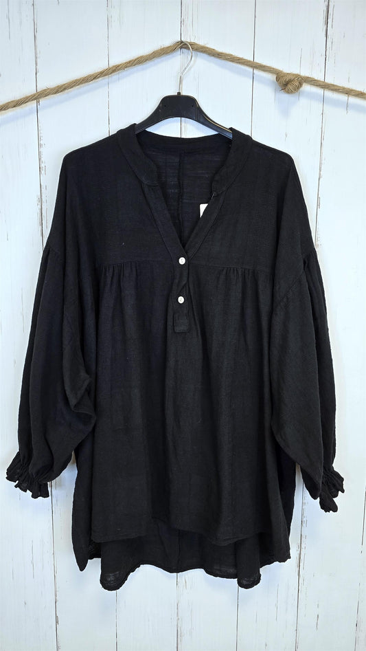Rikke bluse svart