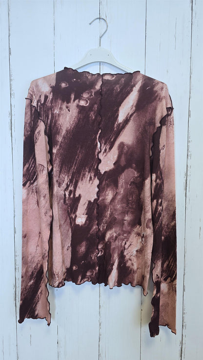 Janette allover print top