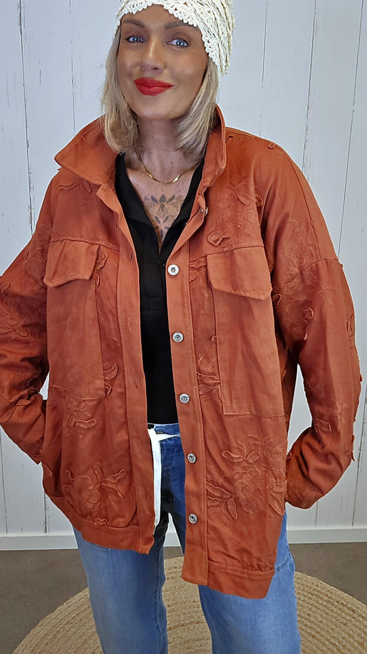 Nora jakke rust