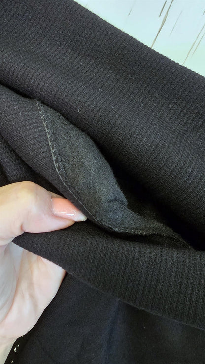 Siv leggings svart