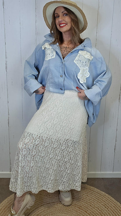 Hanna skjørt beige