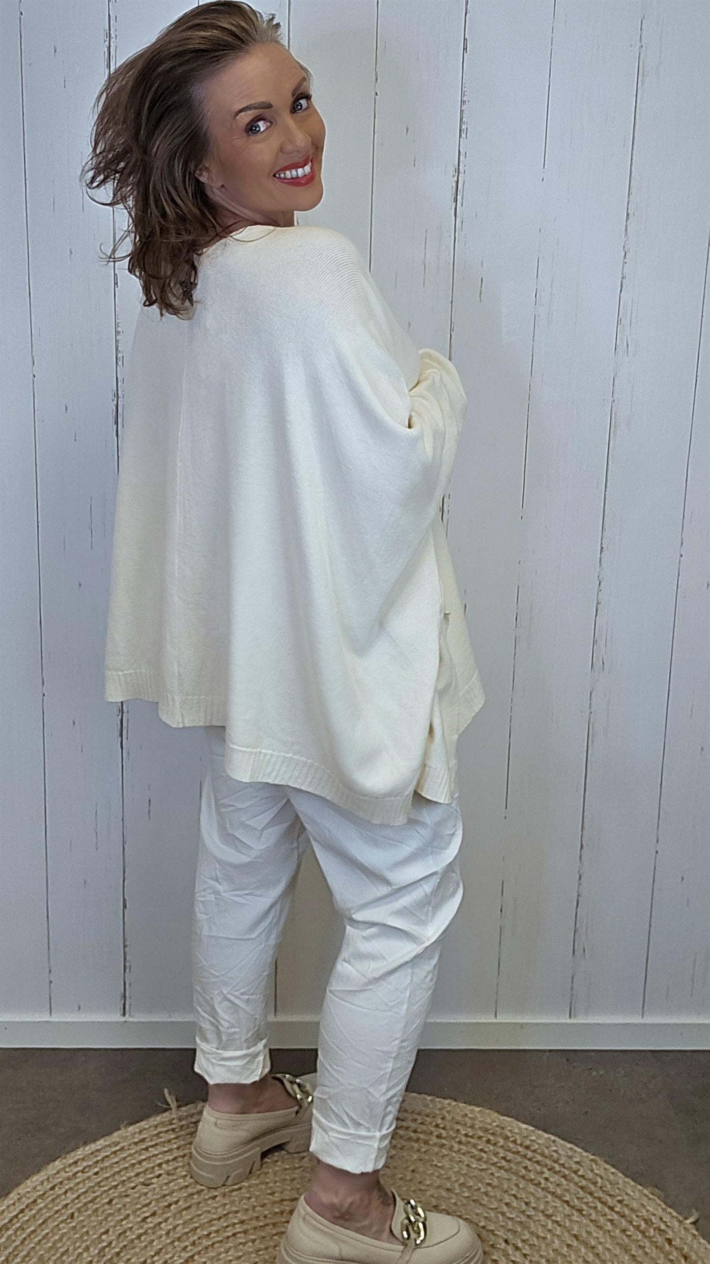 Enya cardigan varm krem