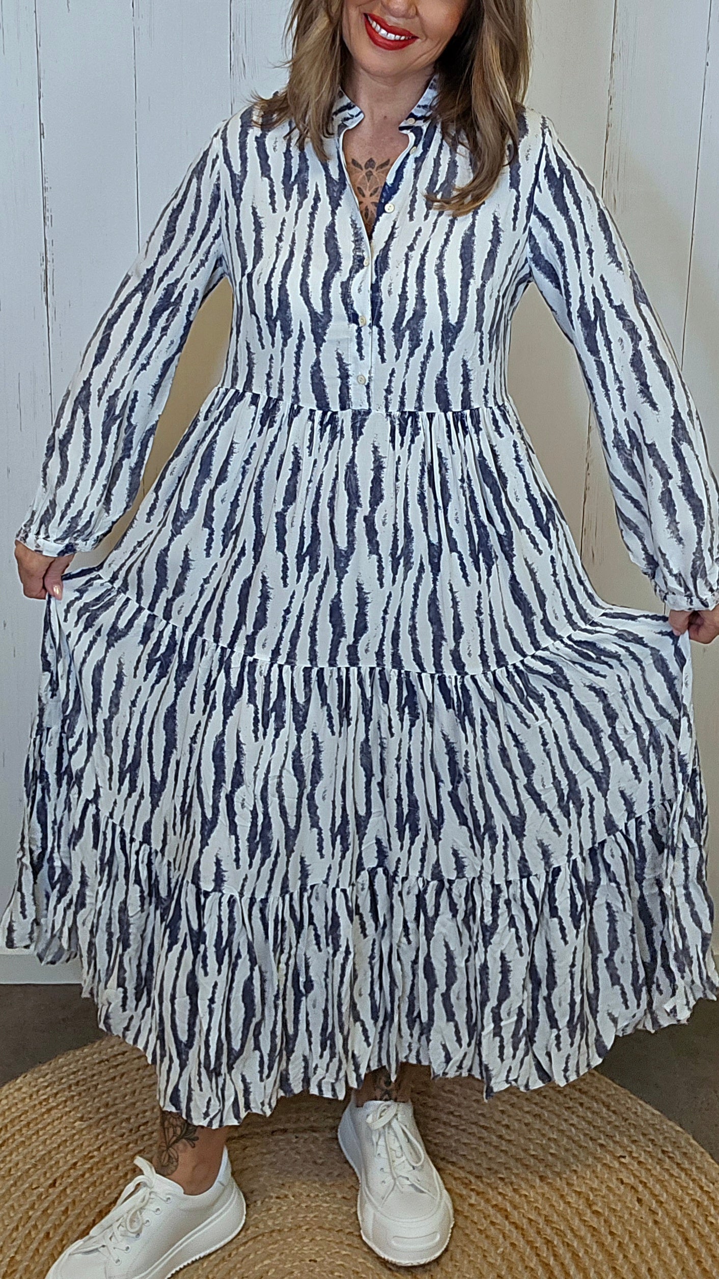Elina kjole Hvit