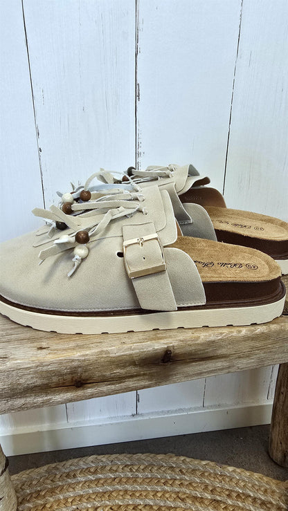 Maya sandaler Beige
