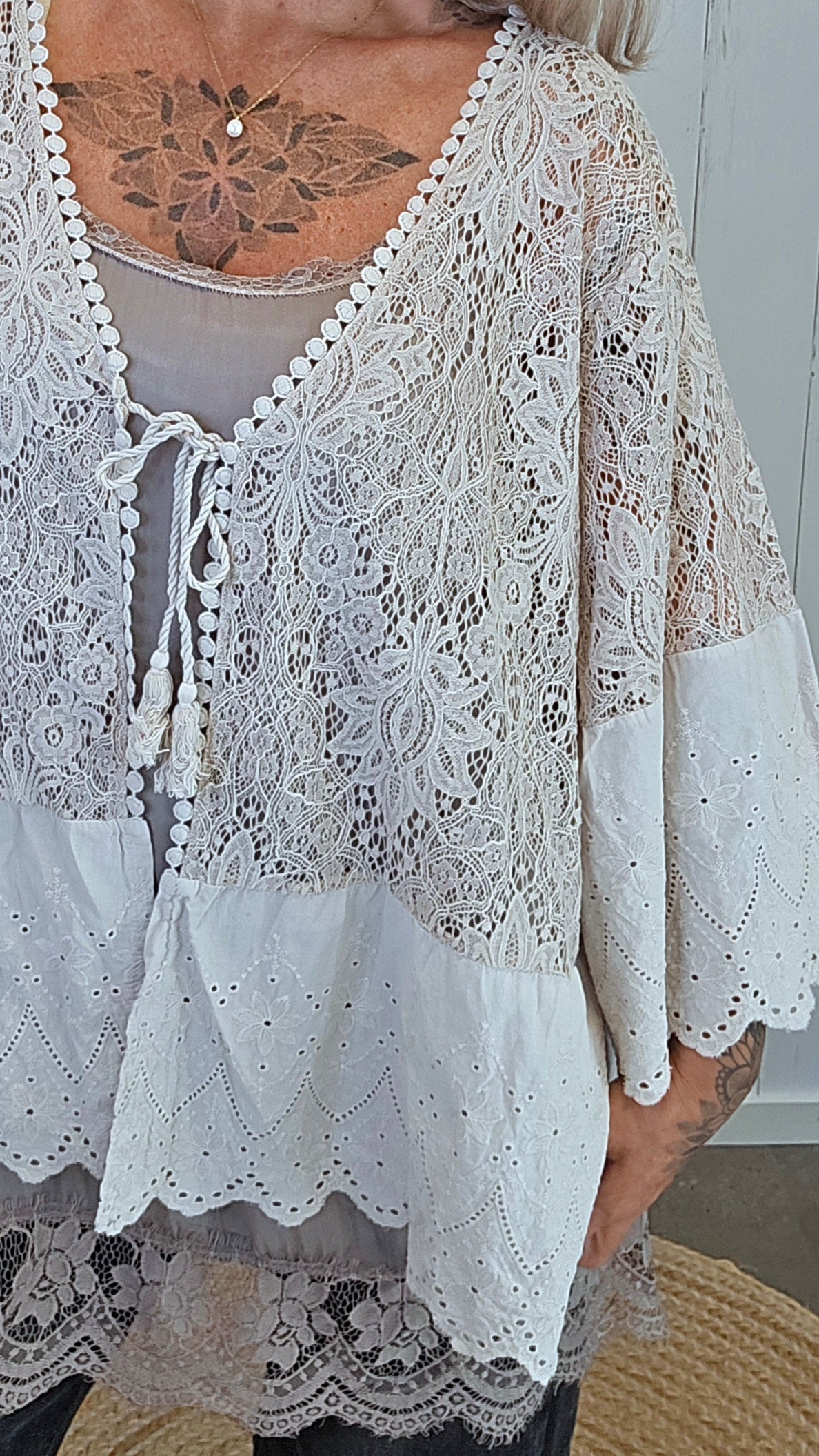 Celina blonde jakke beige