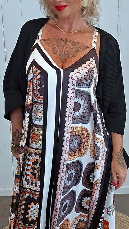 Kimberly kjole med print