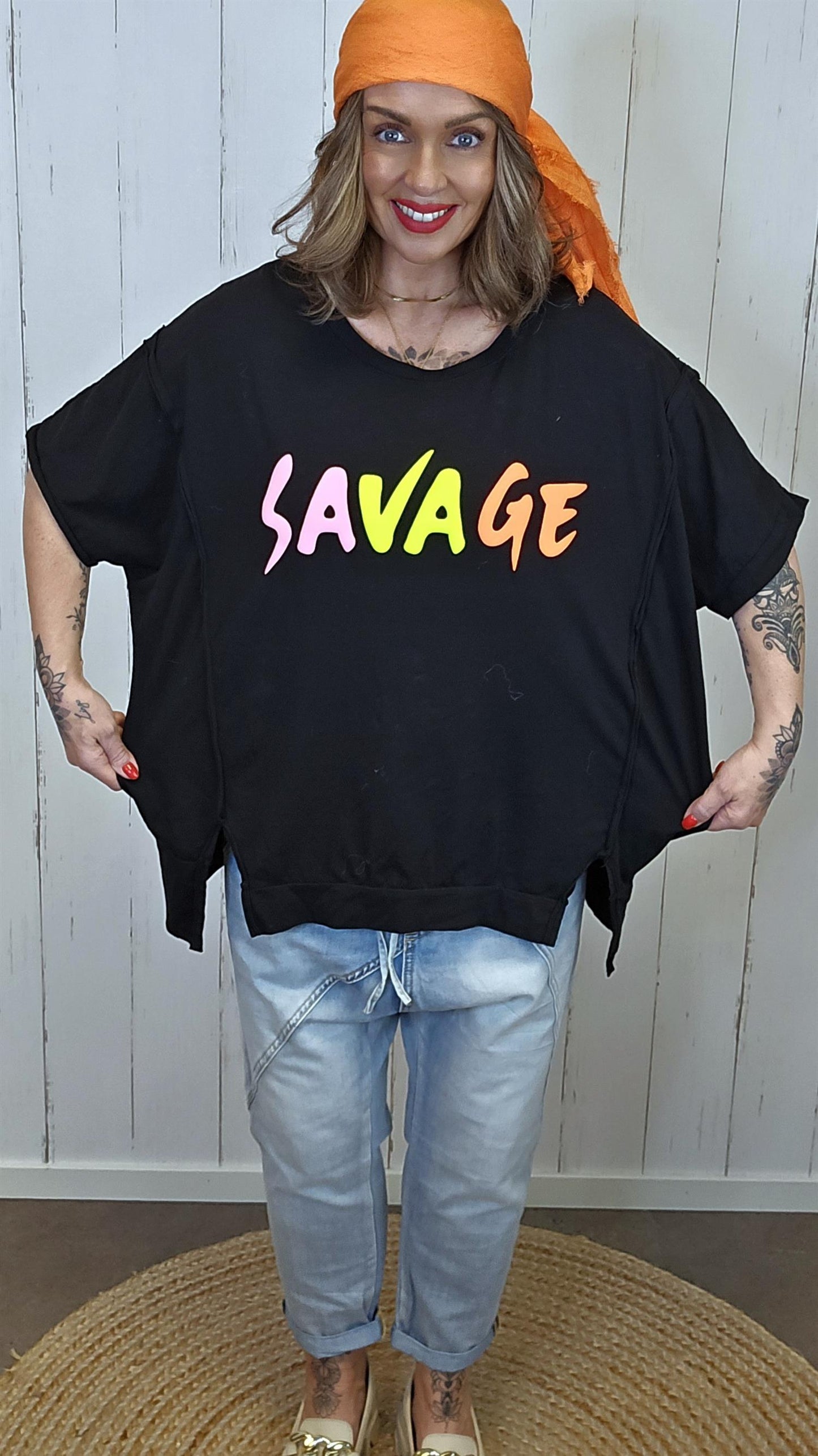 Savege t-skjorte svart