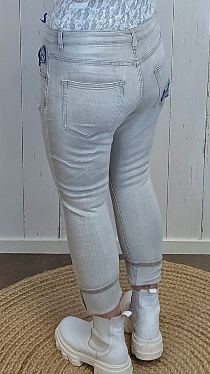 Vivian lysegrå jeans