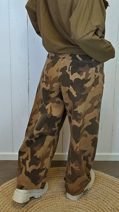 Wild Balo bukse natur camo
