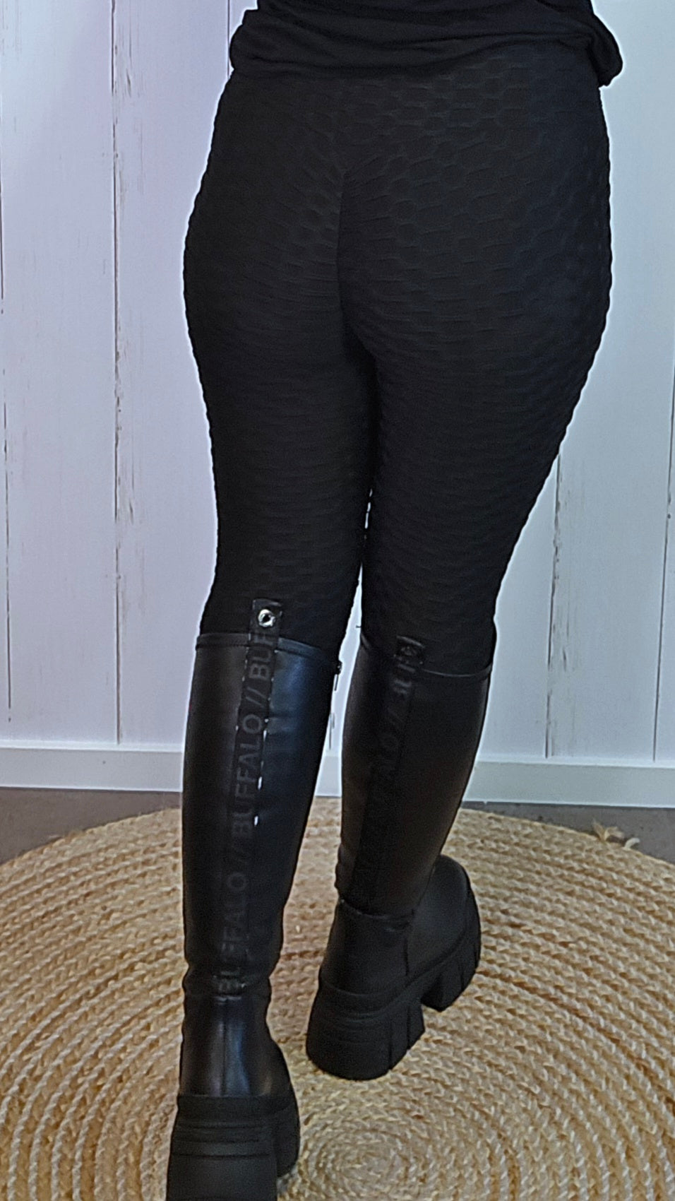 Anti cellulite leggings svart