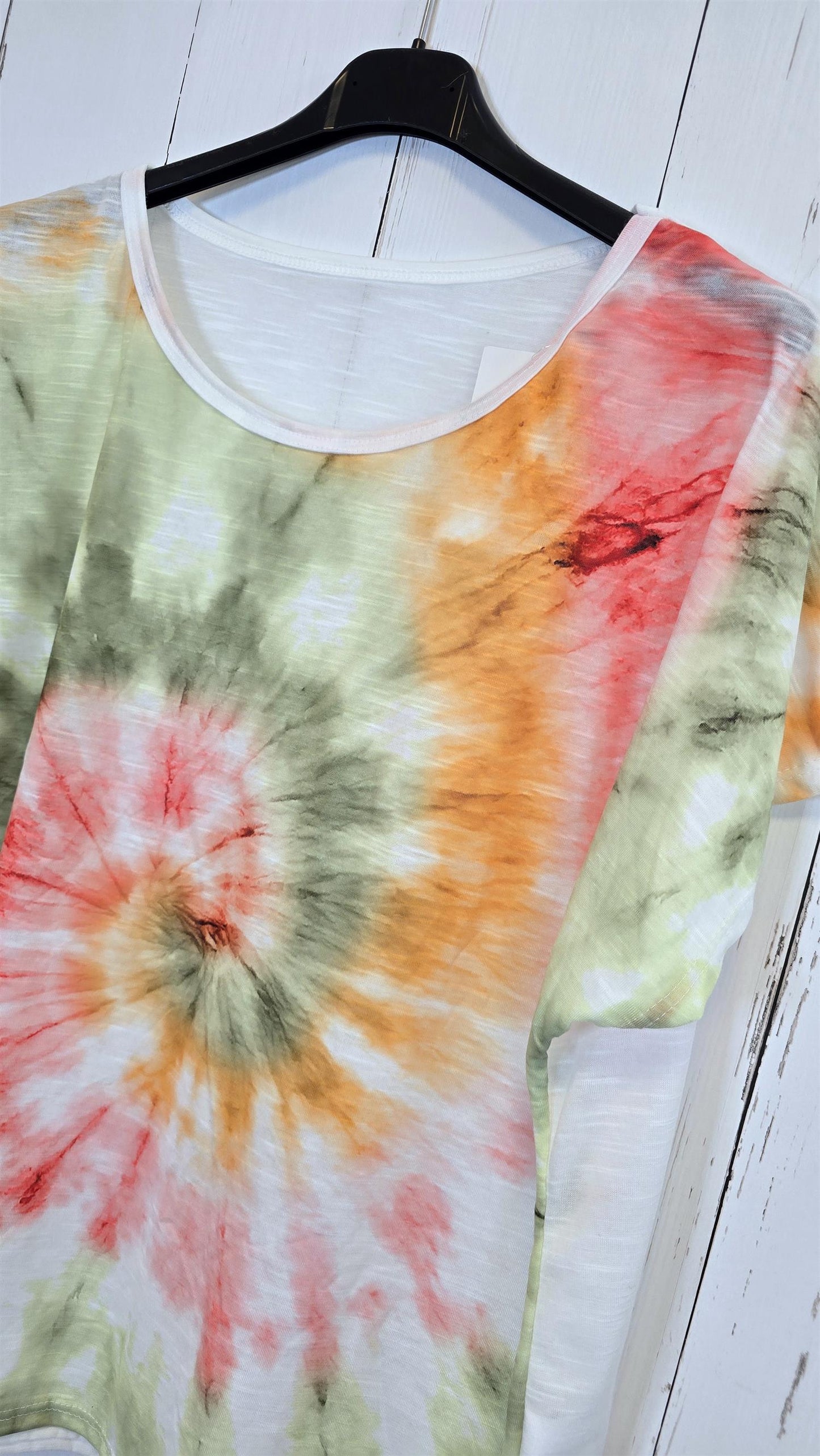 Cindie topp Tie Dye grønn