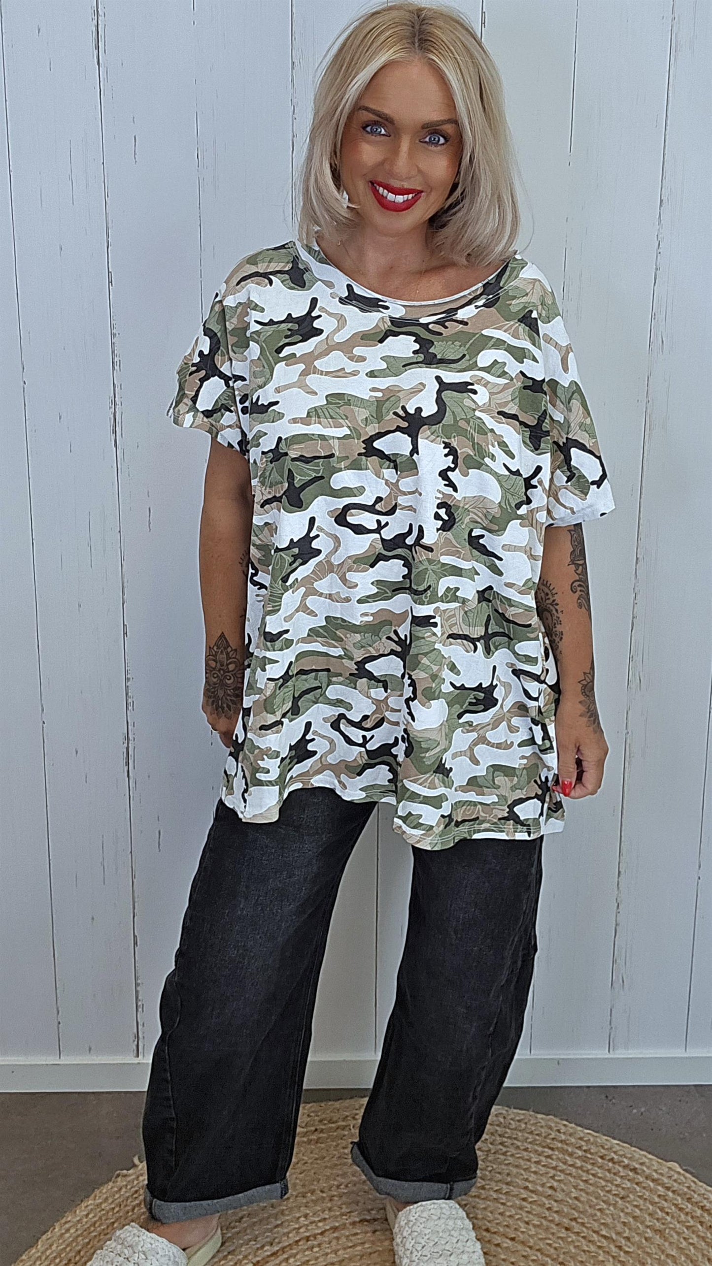 Gine camo topp