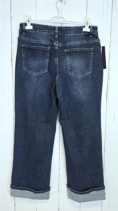 Elodie stretchy jeans med patches