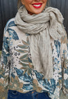 Betty Plain Scarf Taupe
