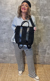 Bianca Leather Backpack Black