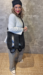 Bianca Leather Backpack Black