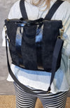 Bianca Leather Backpack Black
