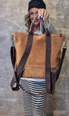 Bianca Leather Backpack Cognac