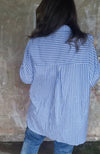 Enya Striped Shirt Blue