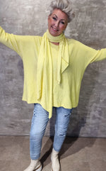 Leona Sweater And Scarf Yellow
