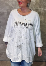 Amour Baggy Top White