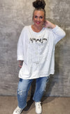 Amour Baggy Top White