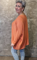 Tanja Baggy Sweater Orange