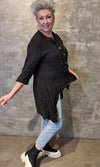 Samira Linen Shirt Black