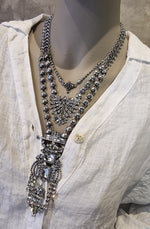 Anastacia Necklace With Earings Silver