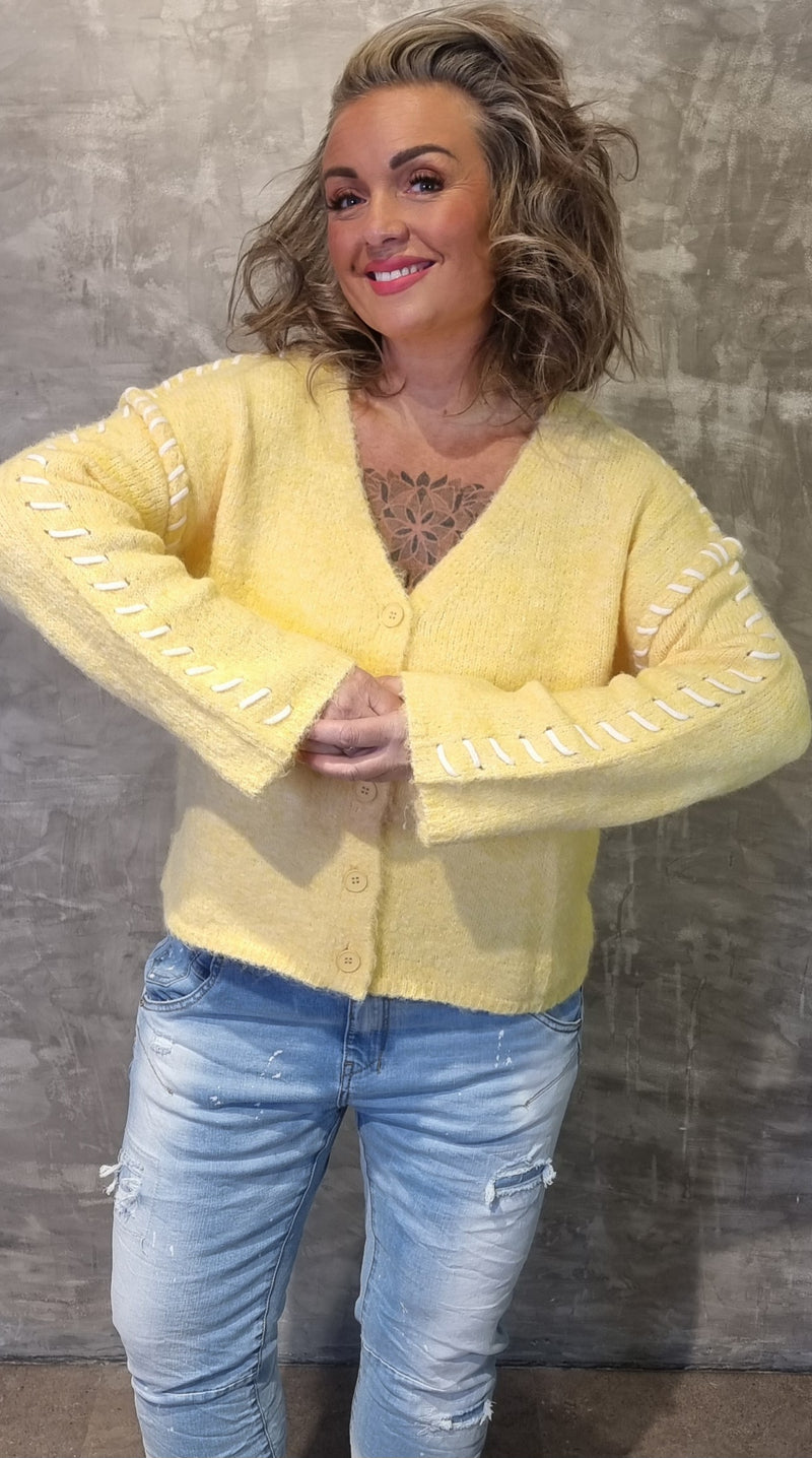 Savanna Sweaterjacket Yellow