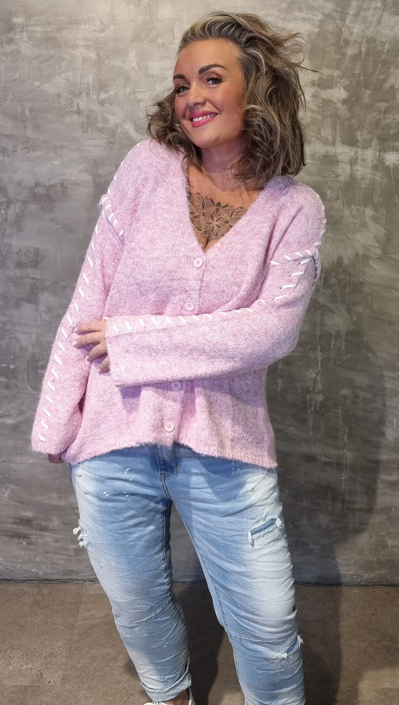 Savanna Sweaterjacket Pink