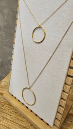 Ella  Long Rings Necklace Gold