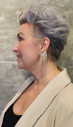 Simona Glitter Gold Earrings