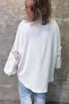 Teddy Baggy Top White