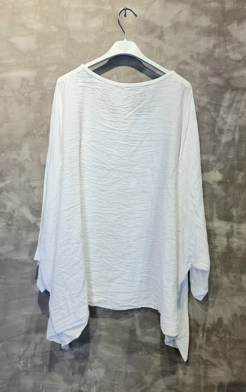 Alissa Baggy Top White