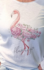 Flamingo Top White