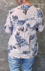 Laura Flower Blouse Pink
