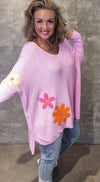Flower Sweater Pink