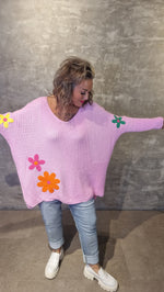 Flower Sweater Pink
