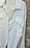 Nora Linen Shirt White