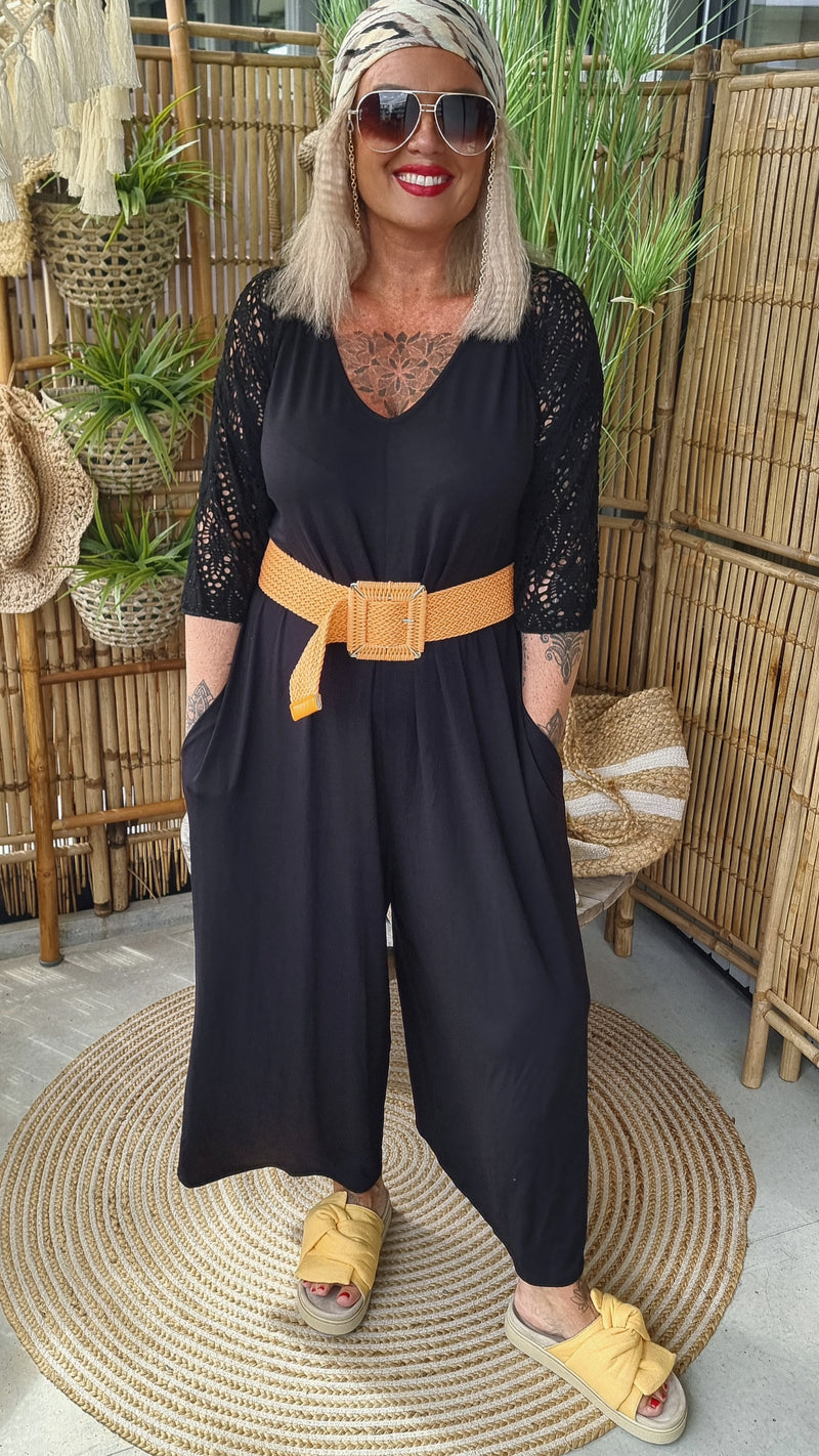 Kajsa Baggy Jumpsuit Black